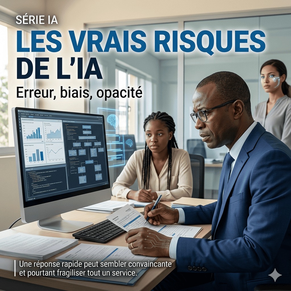 Les vrais risques de l’IA : erreurs, biais, opacité et dépendance