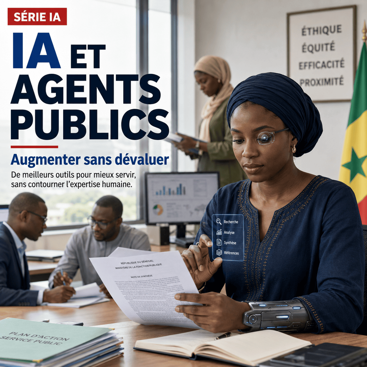IA et agents publics : augmenter le travail sans dévaluer l’expertise