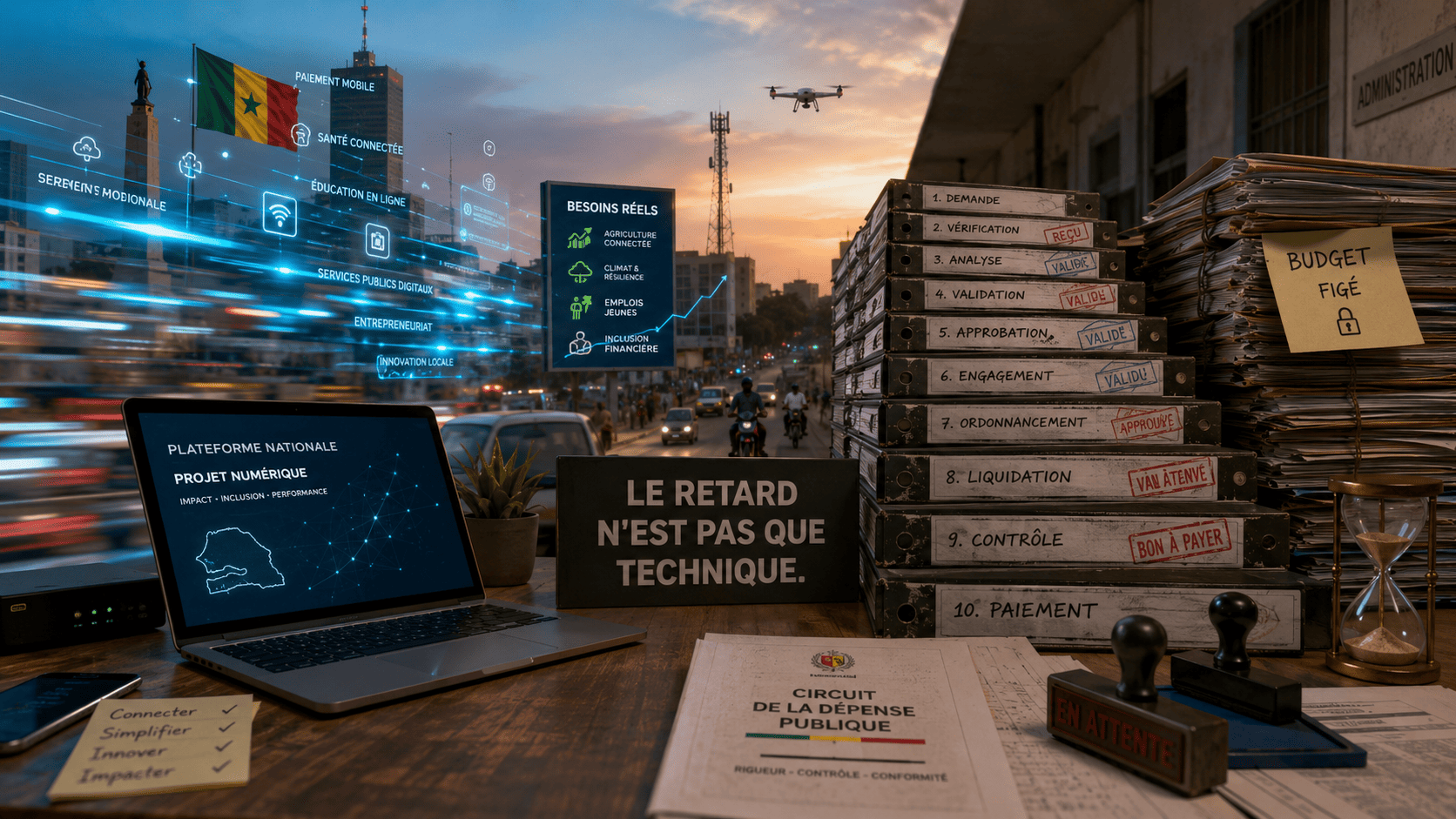 Le retard numerique ne vient pas seulement de la technique, mais aussi de la depense publique