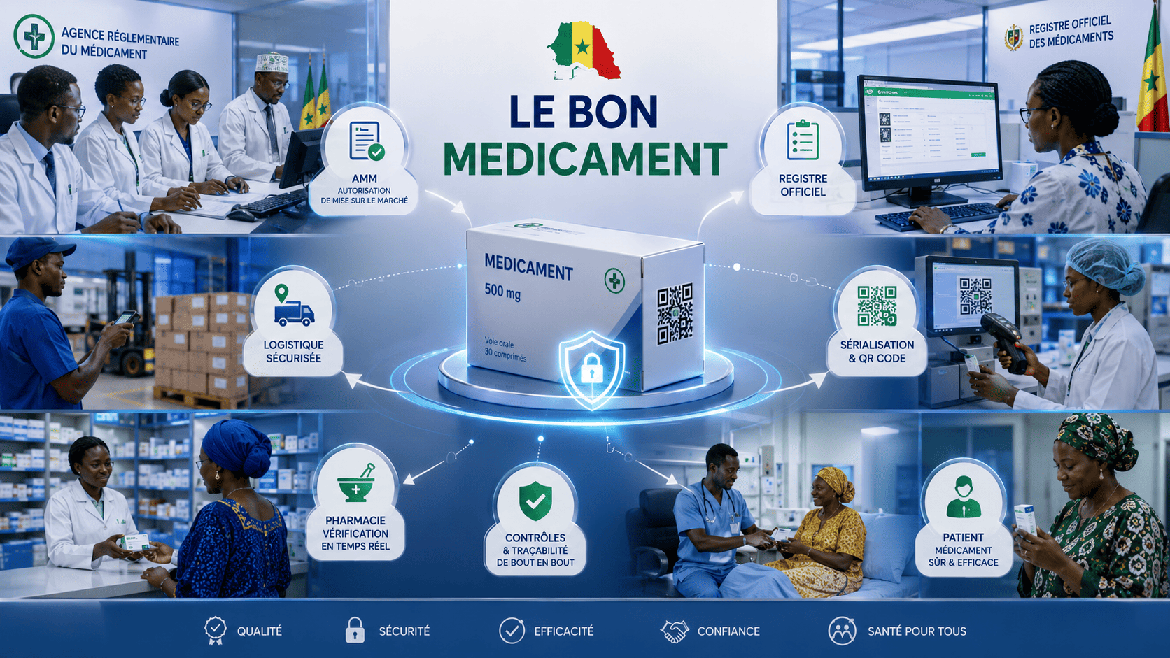 Pourquoi le bon medicament a besoin d'une chaine numerique complete