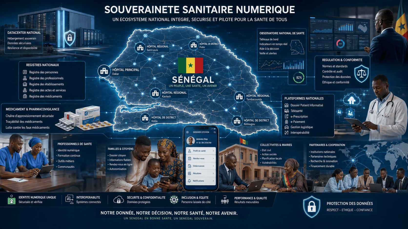 Vers une souverainete sanitaire numerique senegalaise