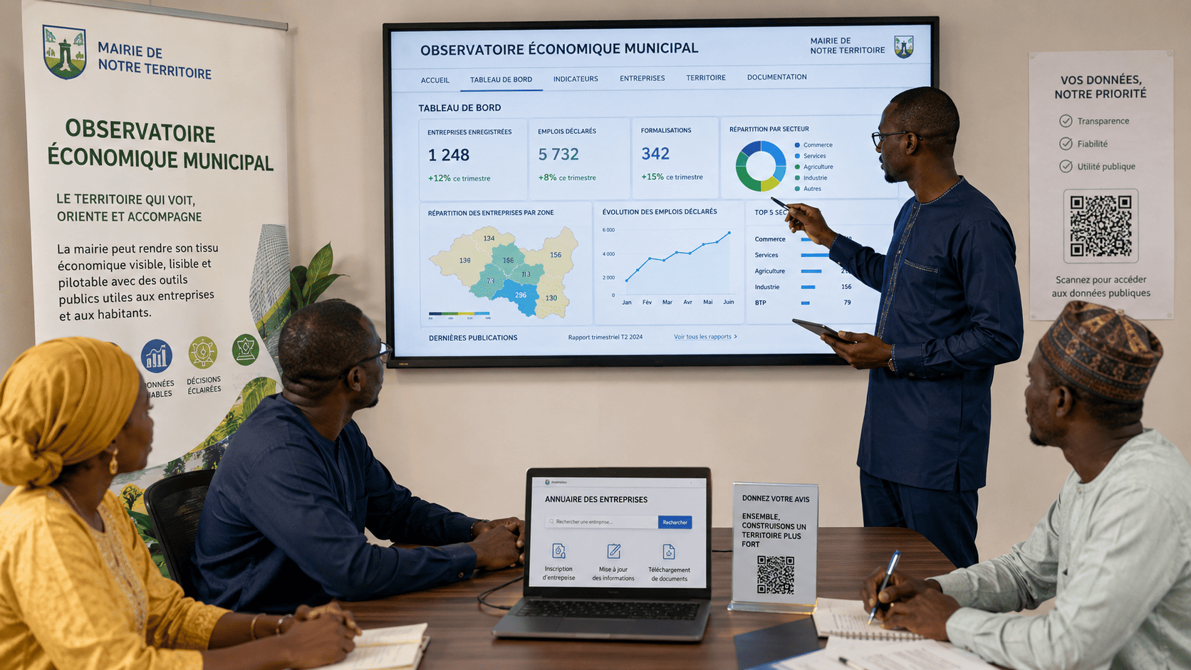 Voir le territoire avant de le predire : pourquoi l intelligence economique municipale commence par de bonnes donnees